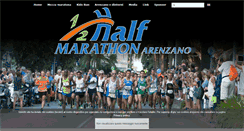 Desktop Screenshot of halfmarathonarenzano.it